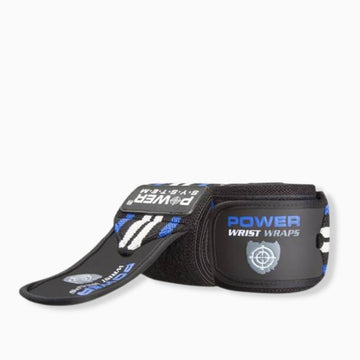 Power System Wrist Wraps 3500 Blue | Megapump